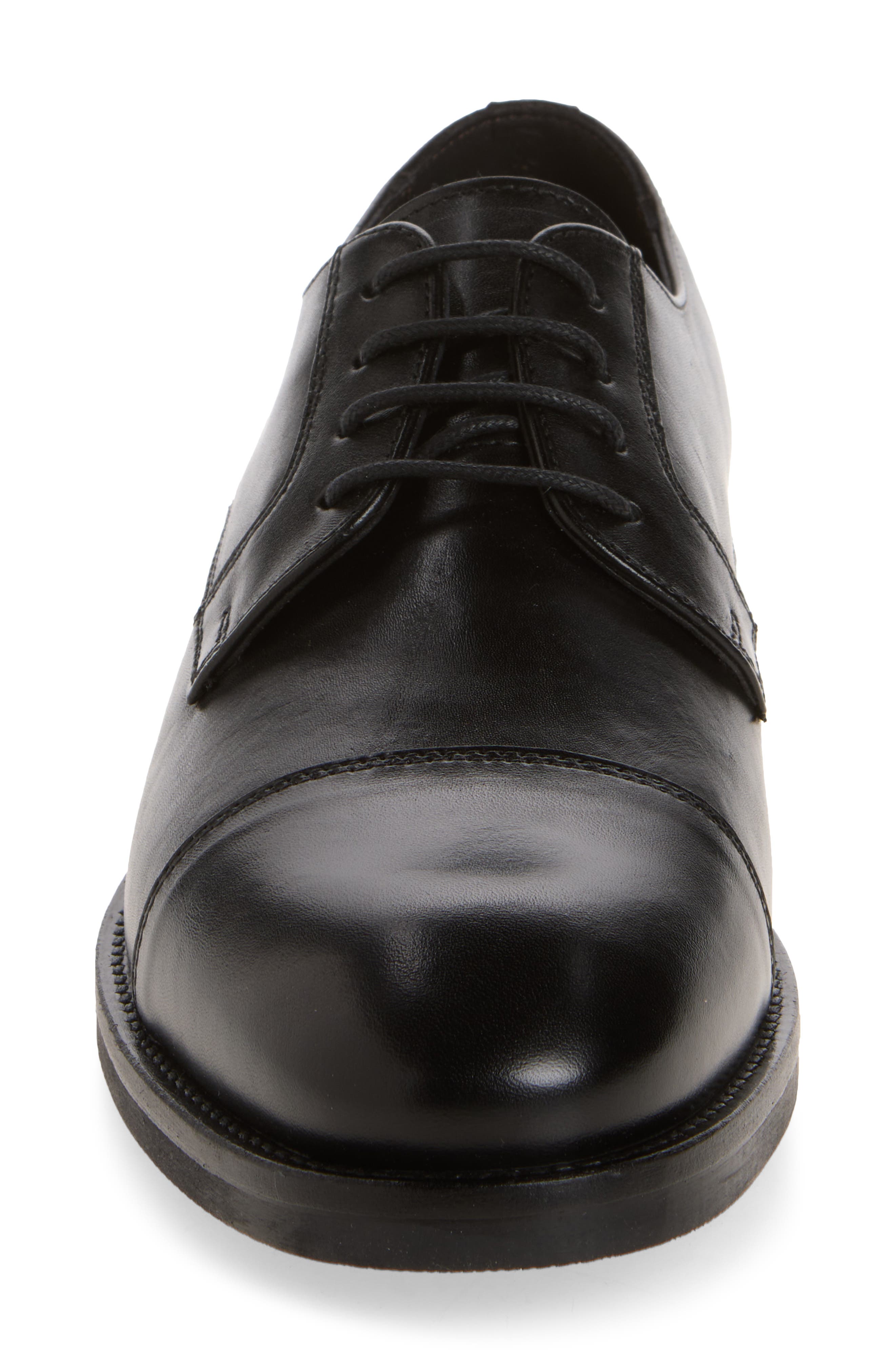 Martin Cap Toe Derby, Alternate, color, BLACK