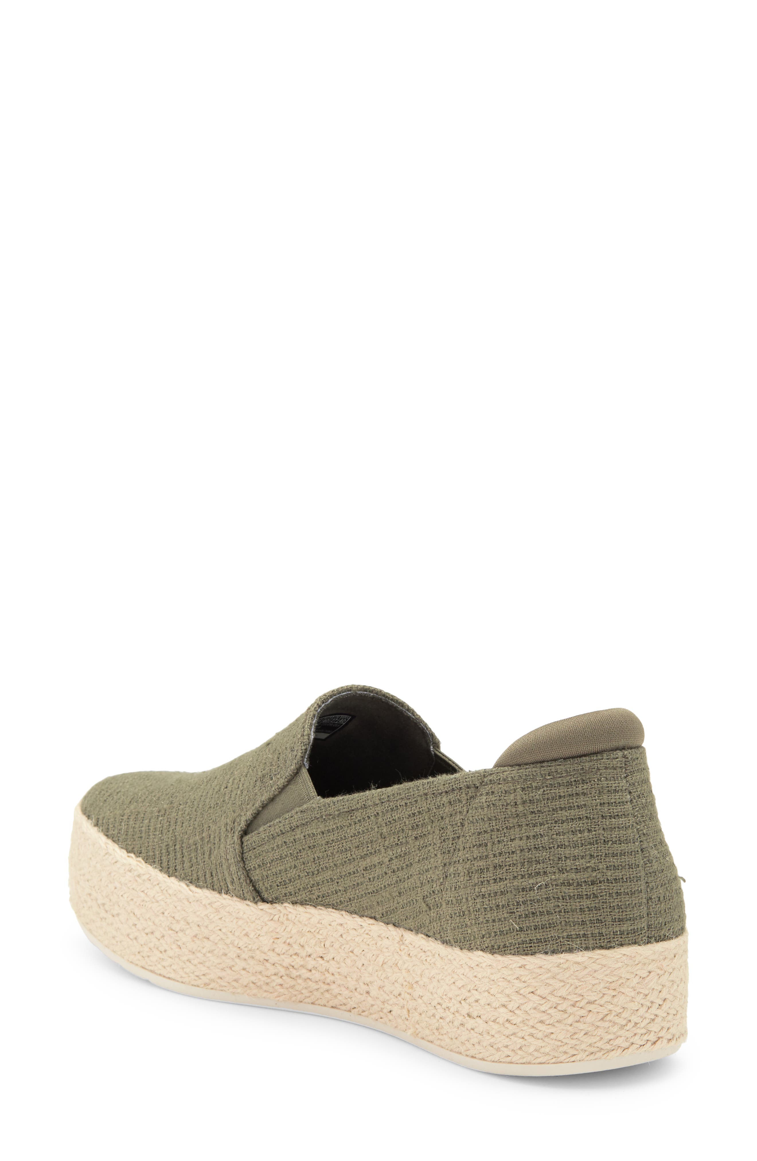 SKECHERS x Martha Stewart BOBS Sesame Slip-On Sneaker, Alternate, color, Olv-Olive