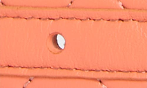 Kurt Geiger London Quilted Leather Belt In Pink