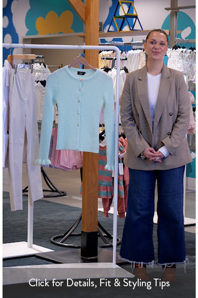 Willow Novelty Button Rib Cardigan video