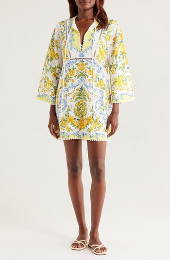short sleeve dress midi A-Line Short Sleeve Midi Shirt Dress White M