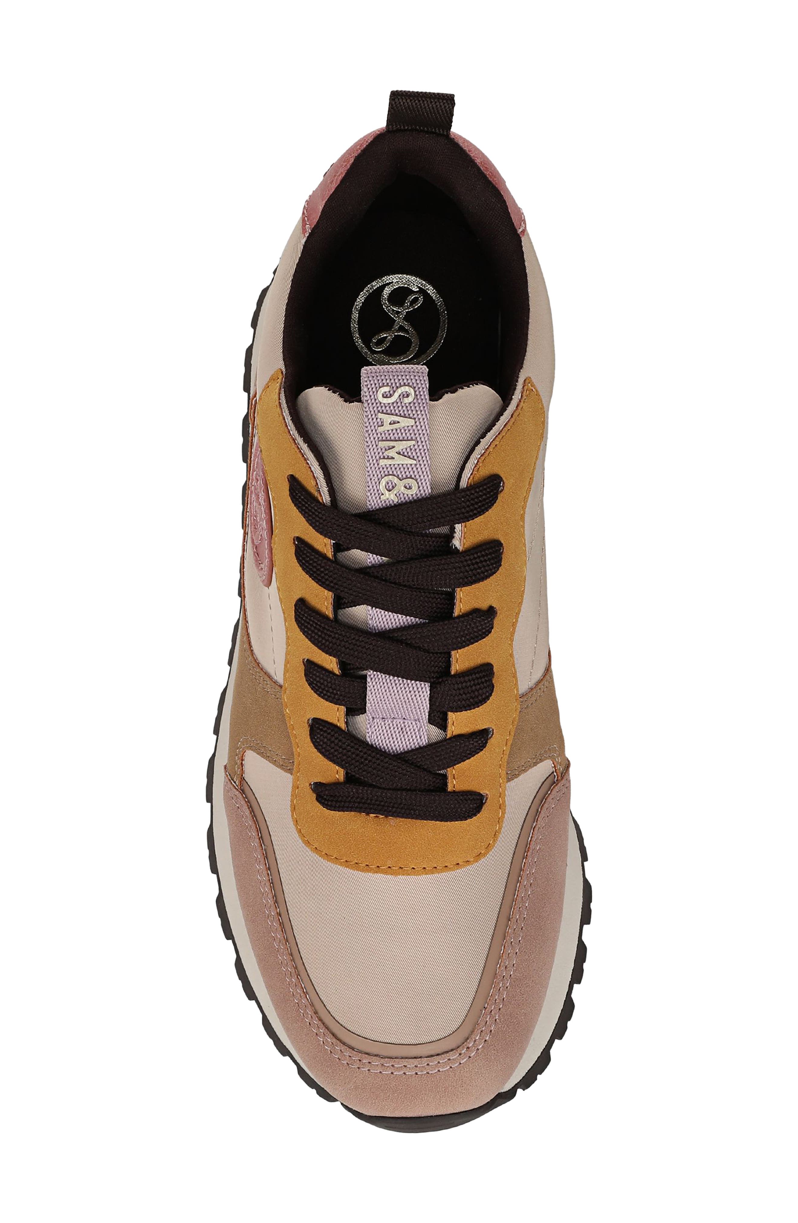 SAM & LIBBY Randal Sneaker, Alternate, color, Soft Sesame/ Desert Rose