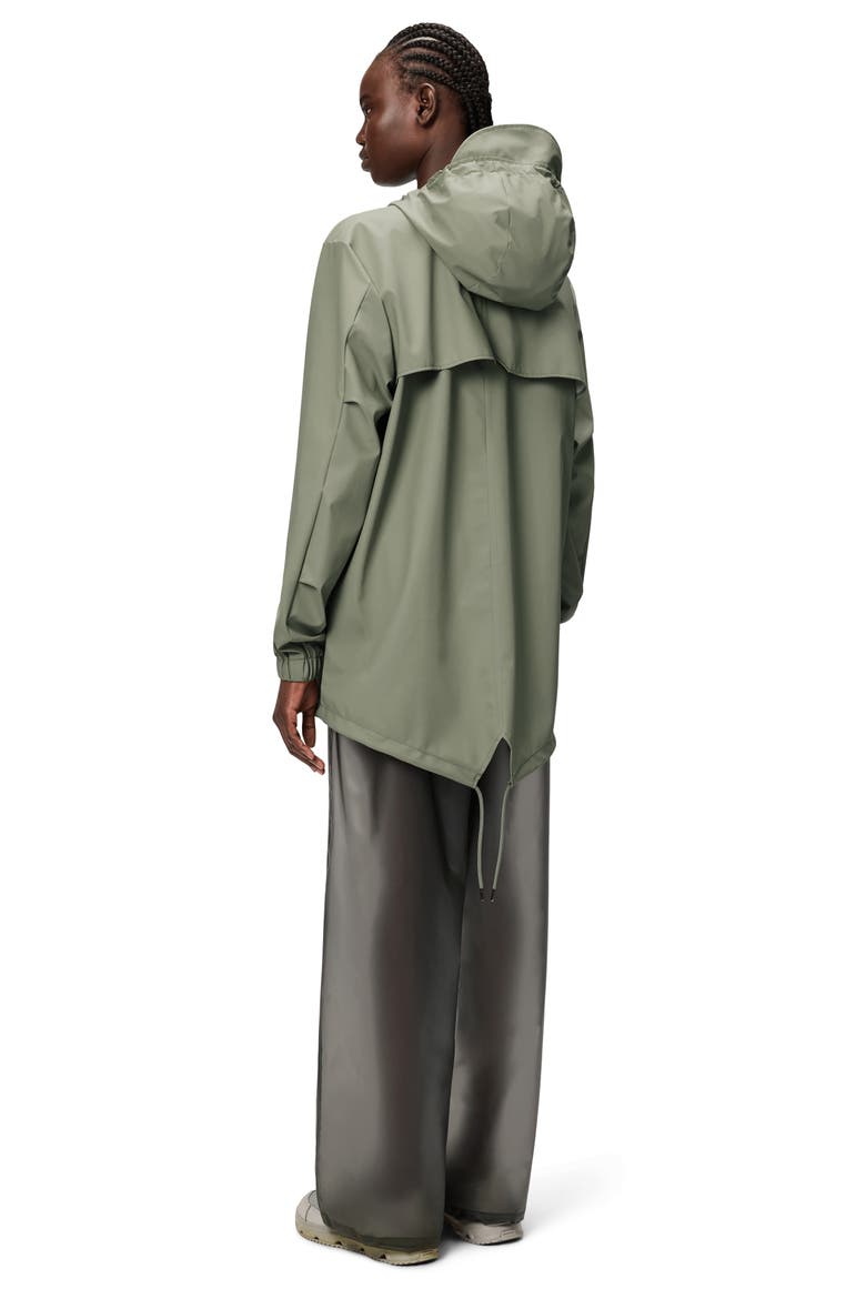 Fishtail Hooded Waterproof Rain Jacket, Alternate, color, DRIFT