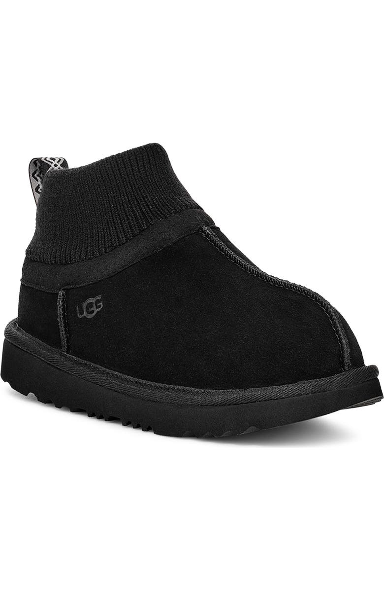 UGG<sup>®</sup> Kids' Classic Ultra Stretch Cuff Bootie, Main, color,
