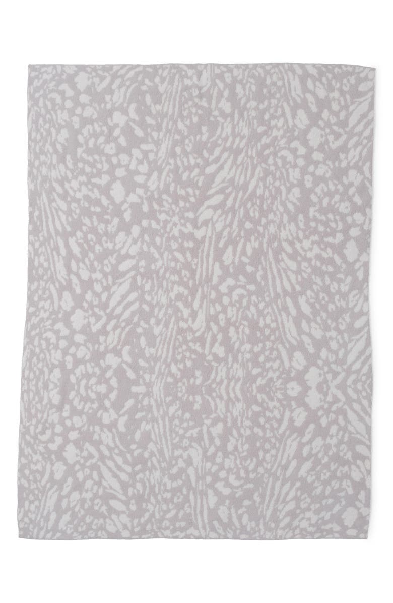 Barefoot Dreams<sup>®</sup> CozyChic<sup>®</sup> Leopard Throw Blanket, Alternate, color, Stone/ Cream