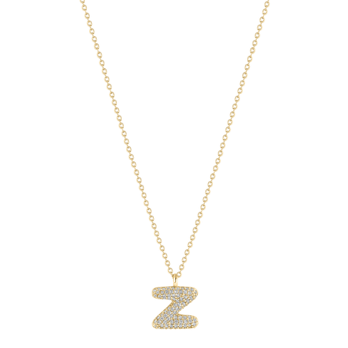 Electric Picks Initial Charm In Gold - Z