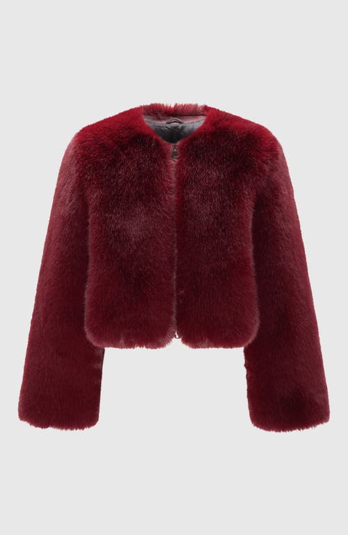 Lyla Grant Fur-free Fox (faux Fur) Bolero In Black