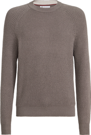Brunello Cucinelli English Rib knit sweater