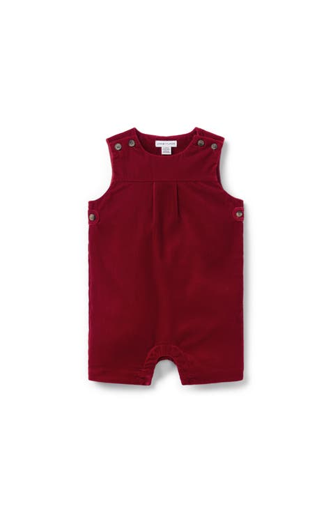 The Holiday Velvet Baby Romper (Infant)