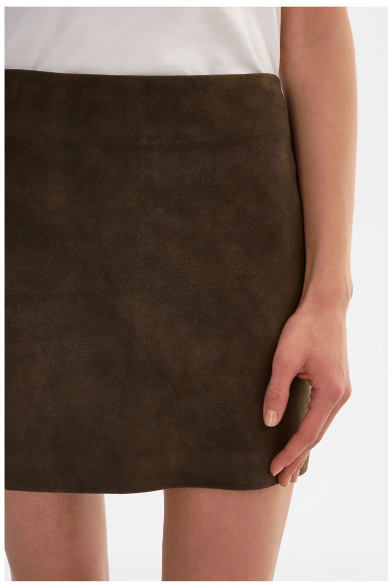 Jorden | Suede Mini Skirt, Alternate, color, Distressed Brown