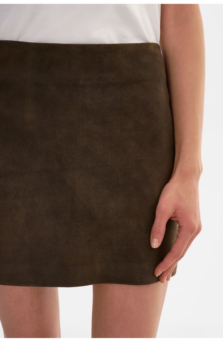 LAMARQUE Jorden | Suede Mini Skirt, Alternate, color, Distressed Brown