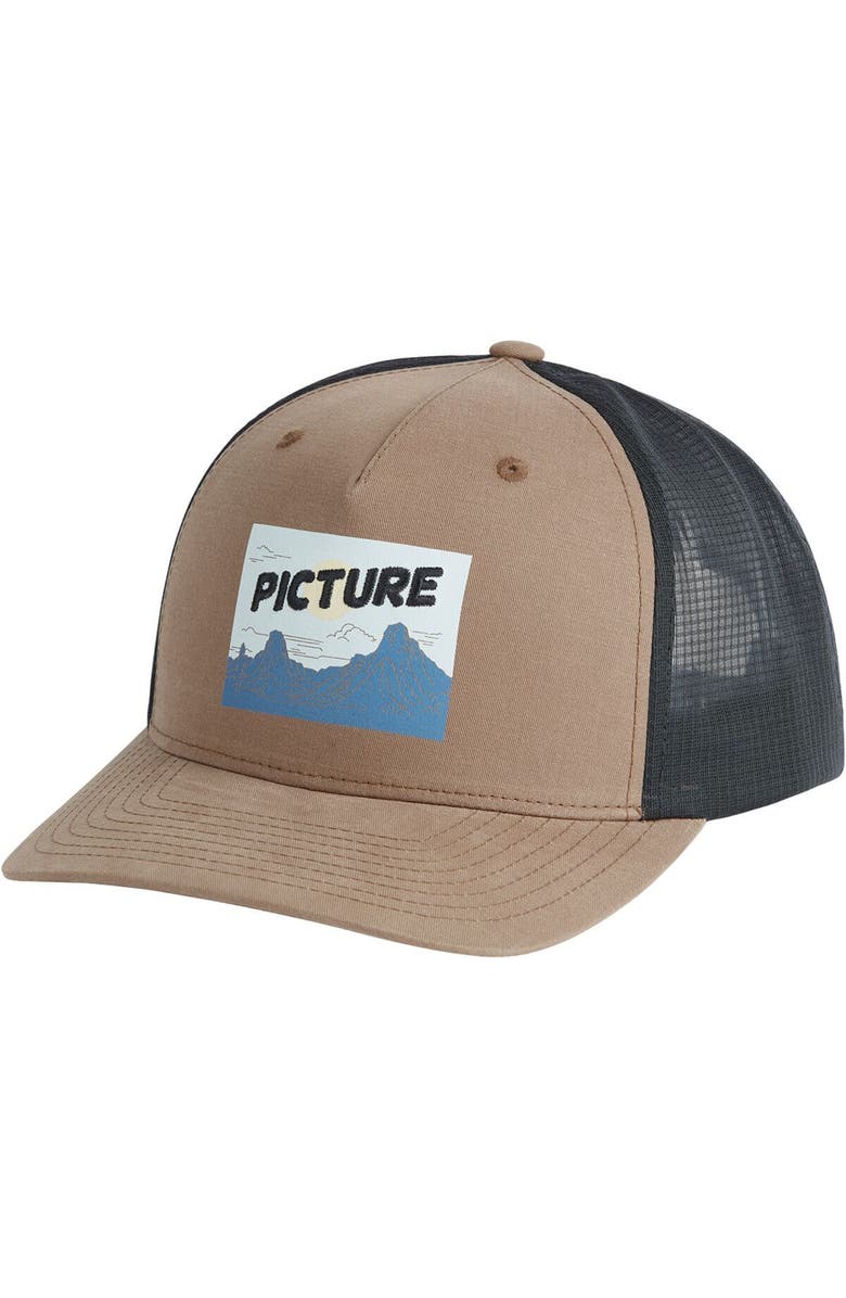 Picture Organic Kuldo Trucker Cap, Main, color, Shitake