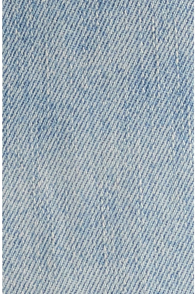 Pipe Distressed High Waist Jeans, Alternate, color, WORN BLUE