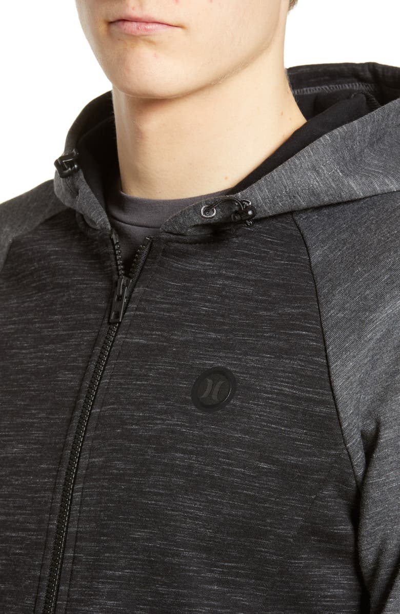 Hurley Phantom Paradise Zip Hoodie, Alternate, color,