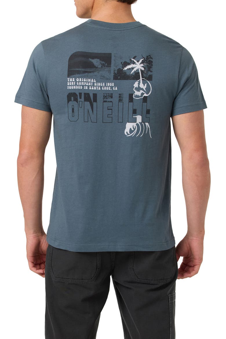 Cutback Classic Cotton Graphic T-Shirt, Alternate, color, DARK SLATE