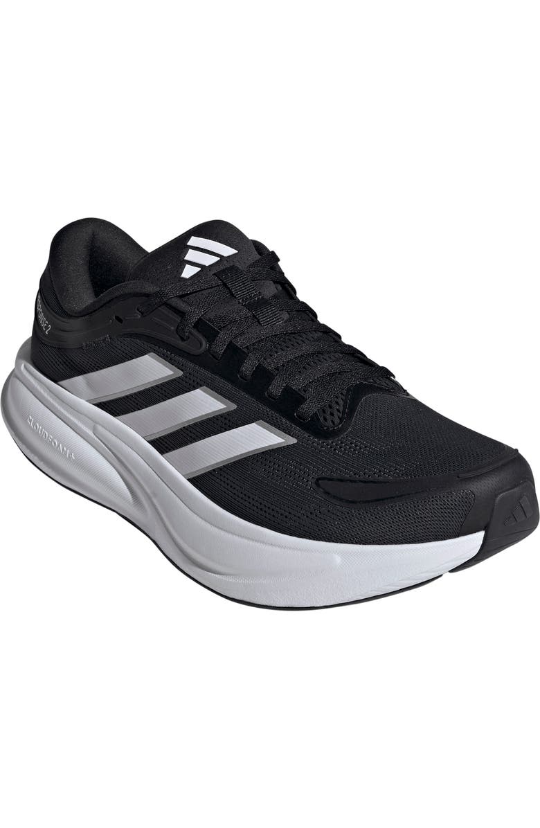 adidas Response 2 Running Shoe, Main, color, Black/ White/ Matte Silver