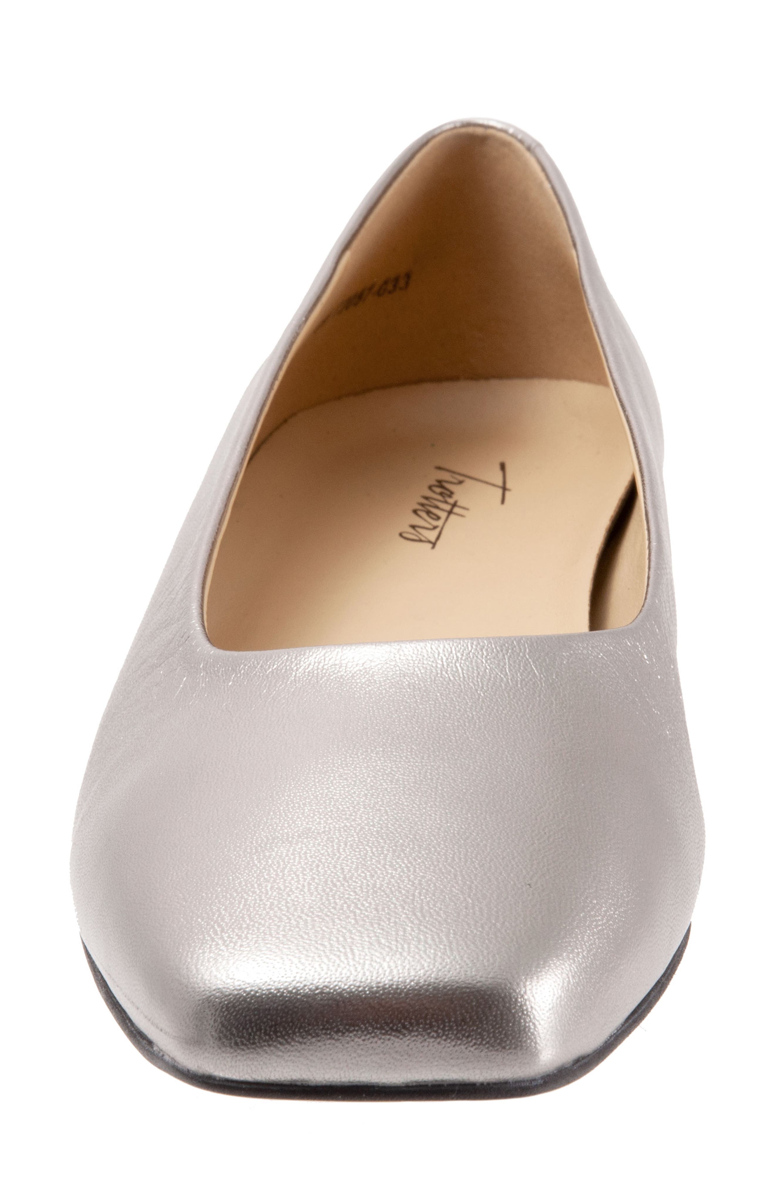 Honor Flat, Alternate, color, PEWTER LEATHER