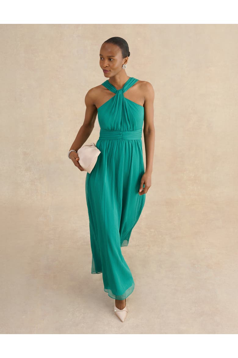 Winona Maxi Dress, Alternate, color, Emeraldgreen