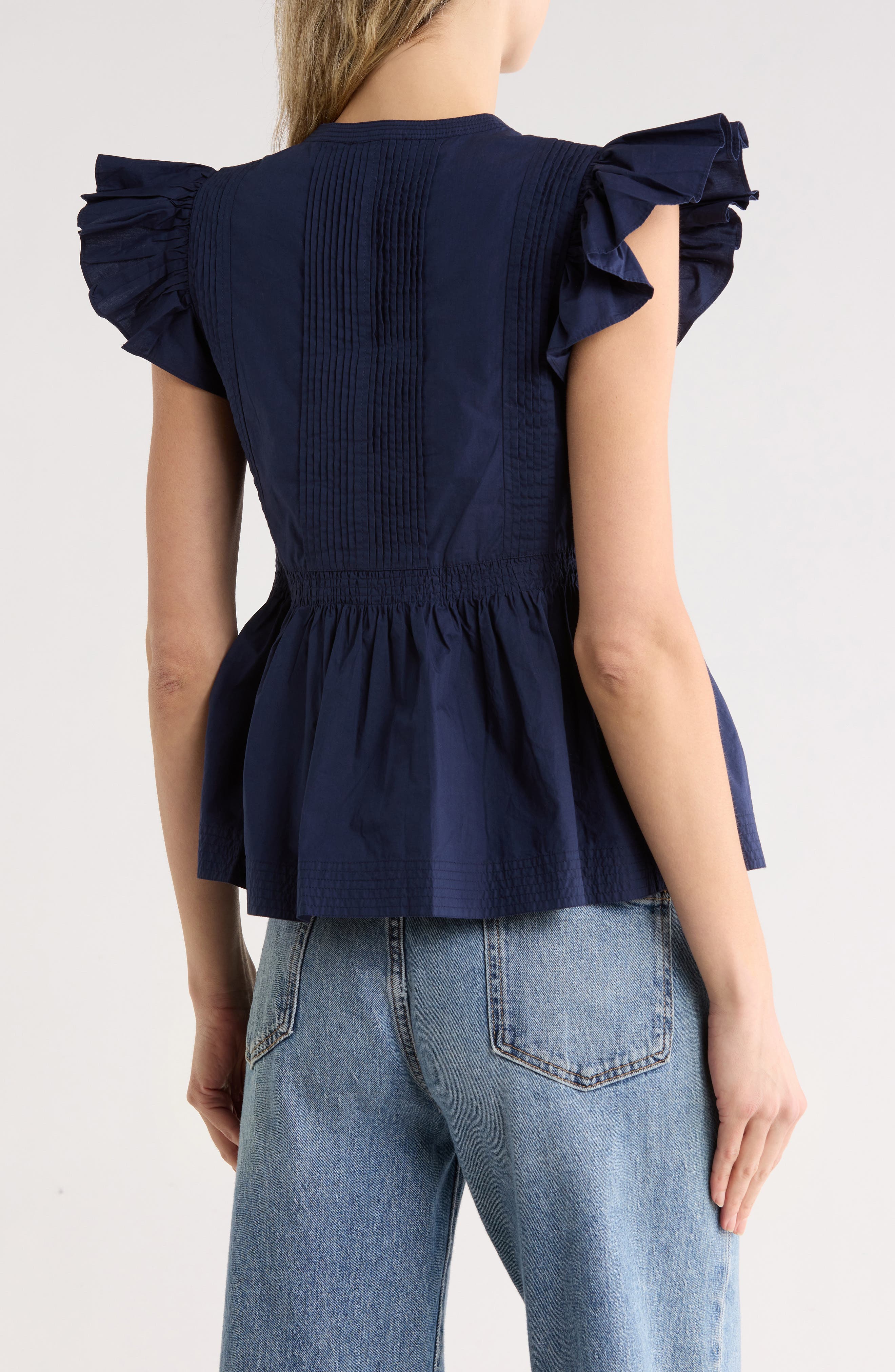 Luise Flutter Sleeve Top - image 2