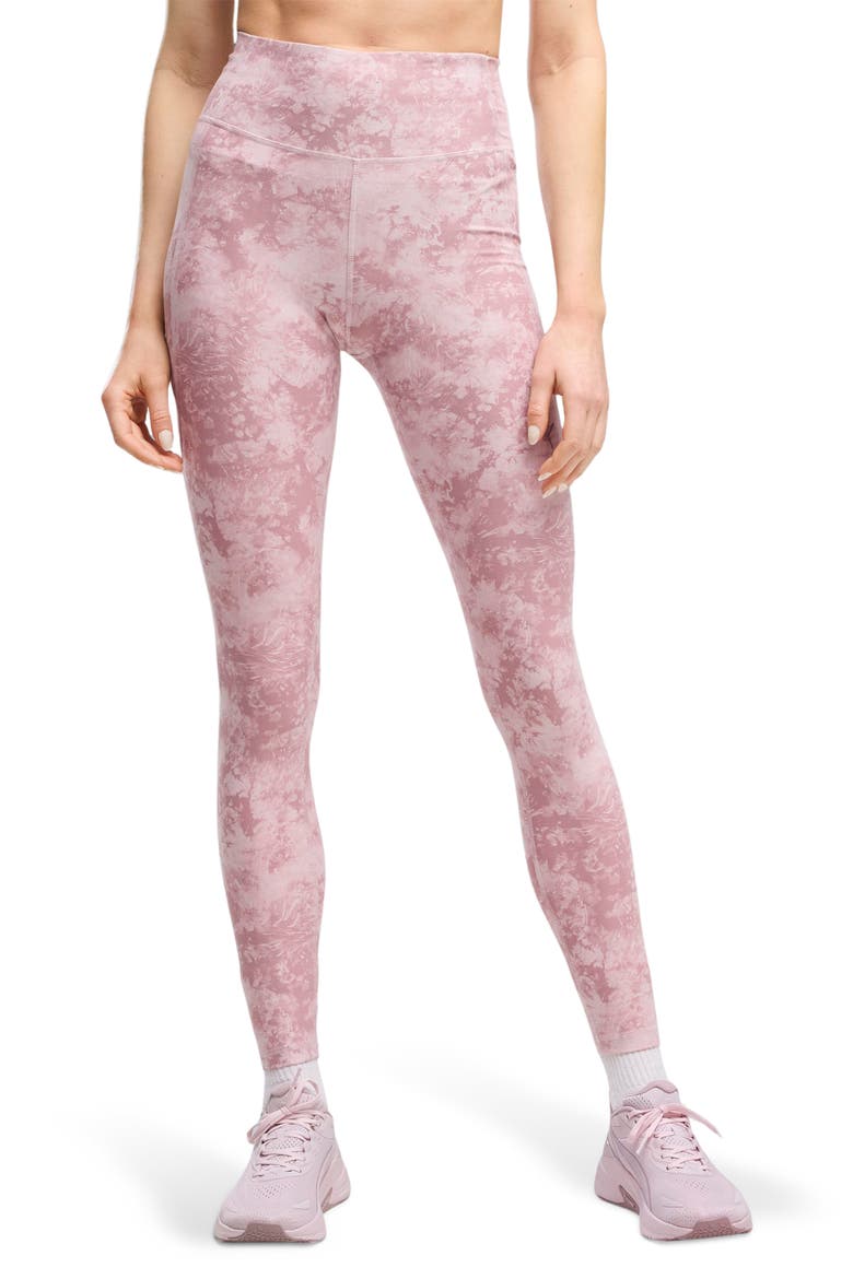 Cloudspun High Waist Full Length Tight Print Performance Leggings, Main, color, MISTY PINK