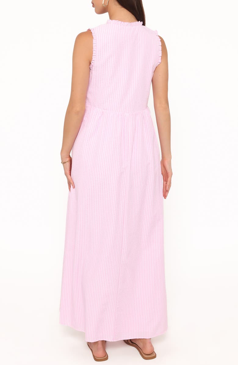 Petal & Pup Kalan Ruffle Trim Maxi Dress, Alternate, color, 