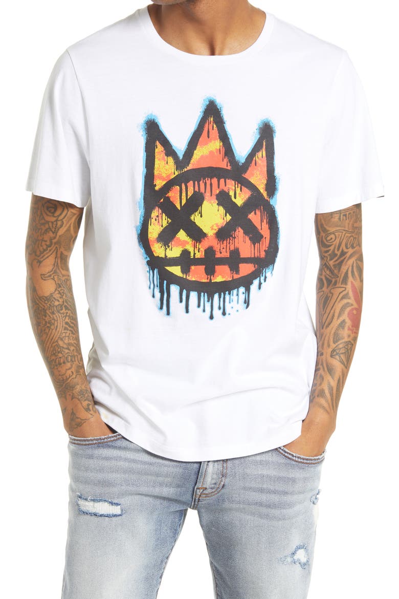 Shimuchan Men's Graphic Tee, Main, color, WHITE