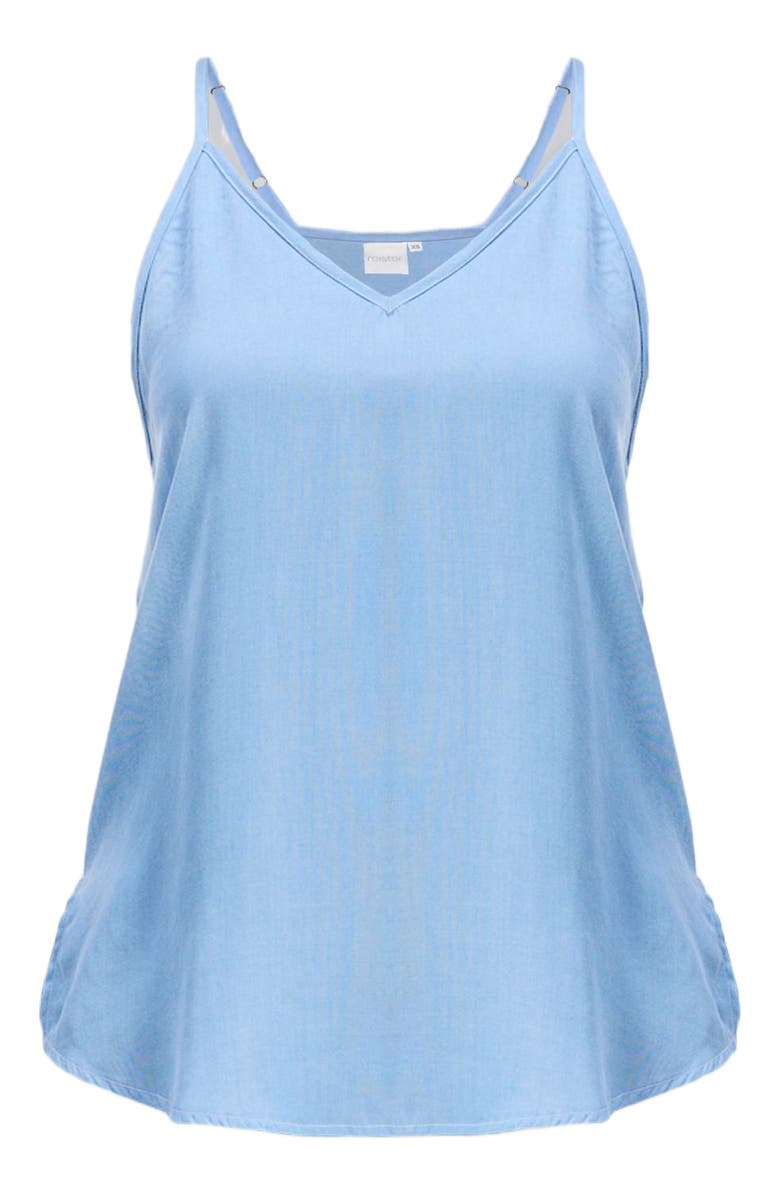 Reistor Endless Sunday Top in Tencel Denim, Alternate, color, Ocean Blue