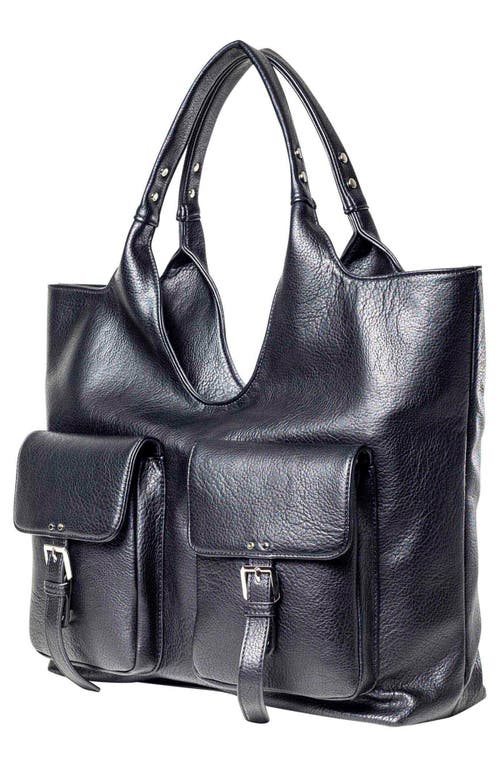 Urban Originals The Royale Vegan Leather Tote In Black
