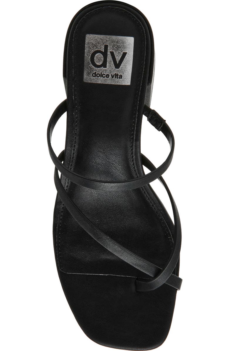 DV by Dolce Vita Saffina Toe Loop Sandal, Alternate, color, Black