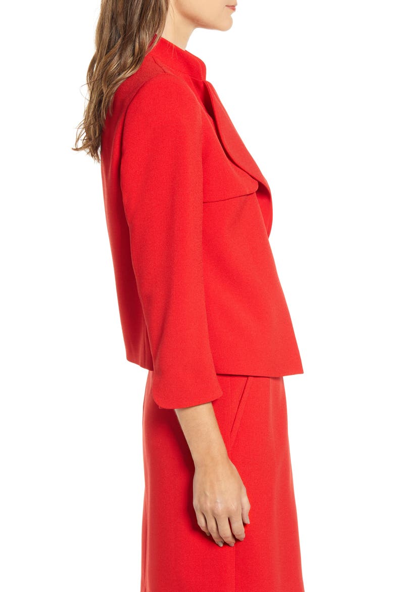 Trench Suit Jacket, Alternate, color, PINOT