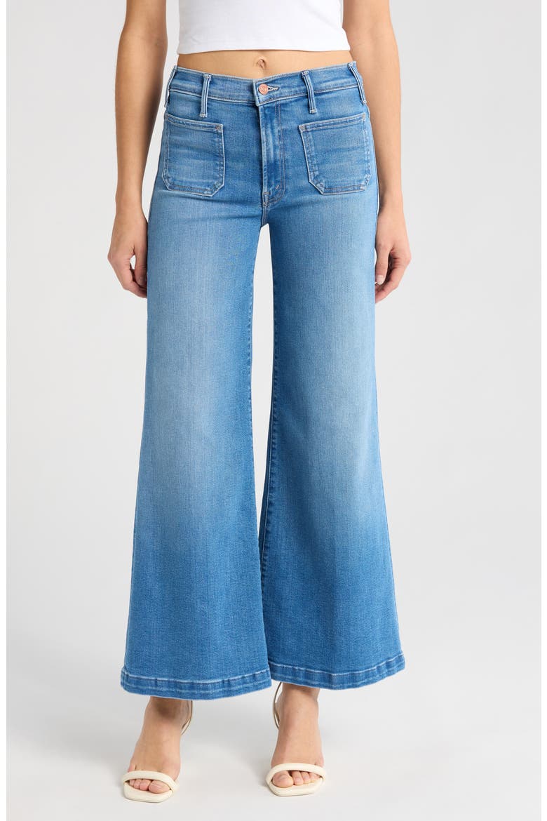 Lil' Hustler Roller Patch Pocket Sneak Wide Leg Jeans, Main, color, PIECE BY PIECE