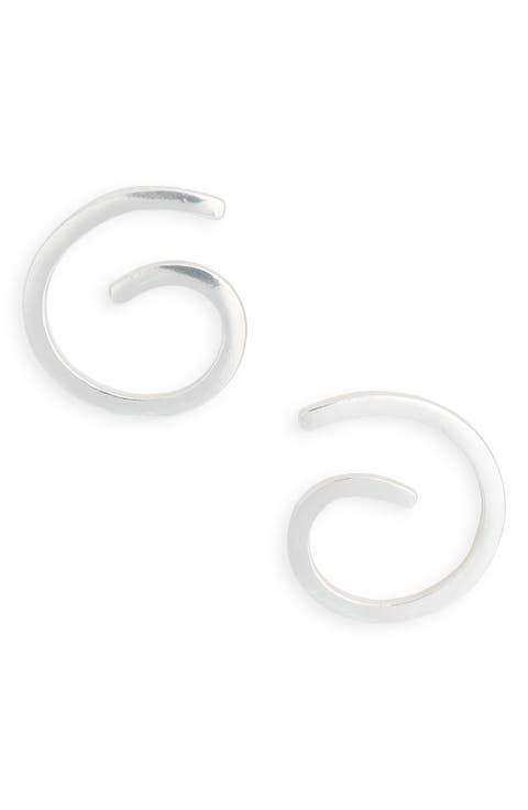 Spiral Stud Earrings