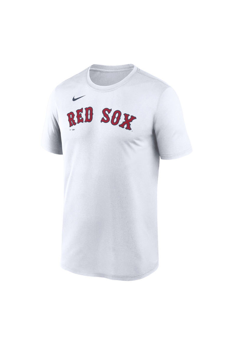 Men's Nike White Boston Red Sox New Legend Wordmark Dri-FIT T-Shirt, Alternate, color, White