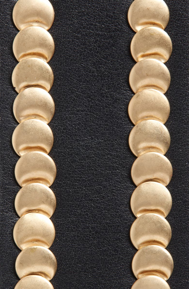 AllSaints Studded Leather Belt, Alternate, color, 