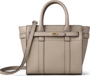 Mulberry Mini Zipped Bayswater Leather Tote