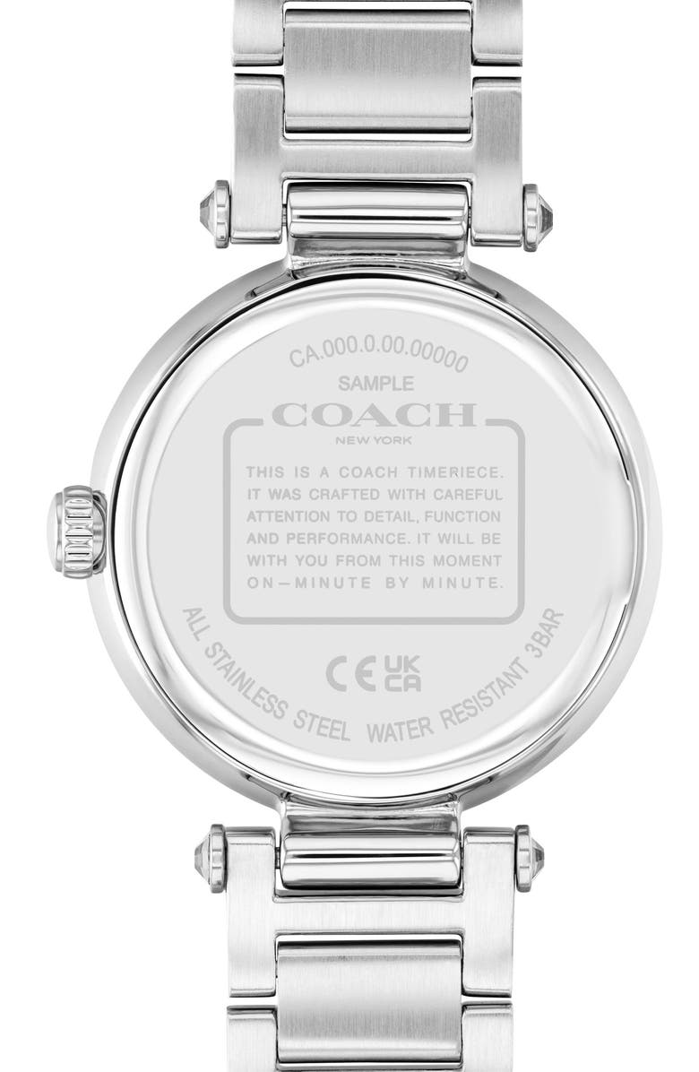 COACH Cary Crystal Bracelet Watch, 34mm, Alternate, color, 