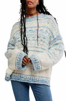 Free People Dani Oversize Cotton Blend Sweater