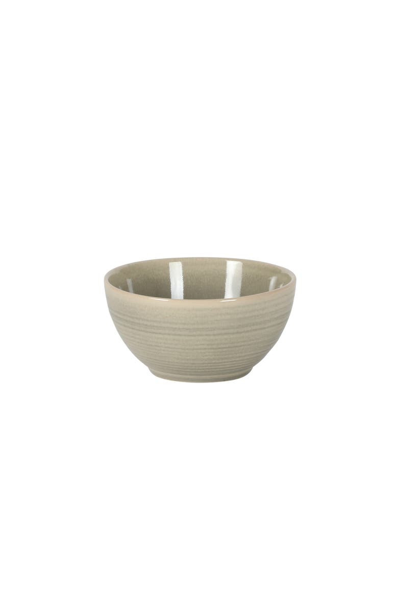 Maple Grove 4 Piece Stoneware Nesting Bowl Set, Alternate, color, Grey