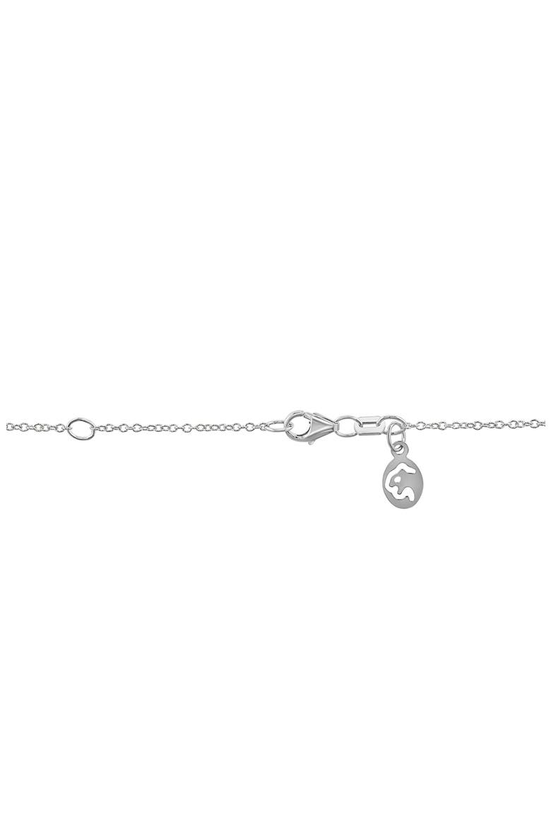 14K White Gold Diamond Cross Pendant Necklace, Alternate, color, WHITE