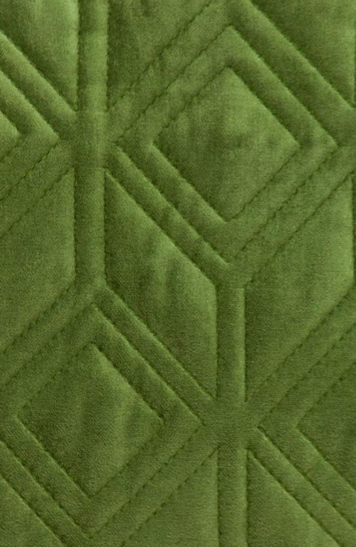 Parkland Collection Tufted Velvet Throw Pillow In Olive
