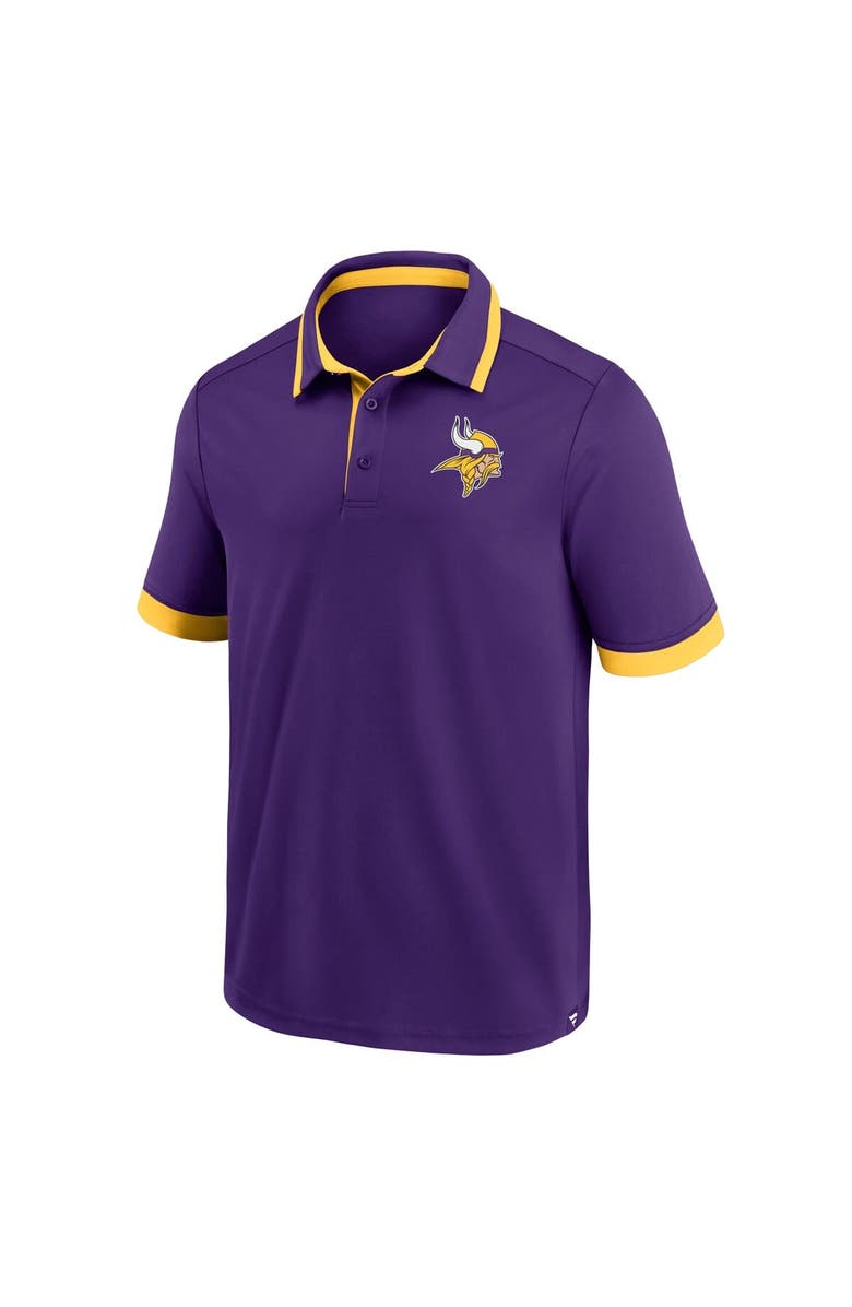 FANATICS Men's Fanatics  Purple Minnesota Vikings Colorblocked Polo, Alternate, color, 