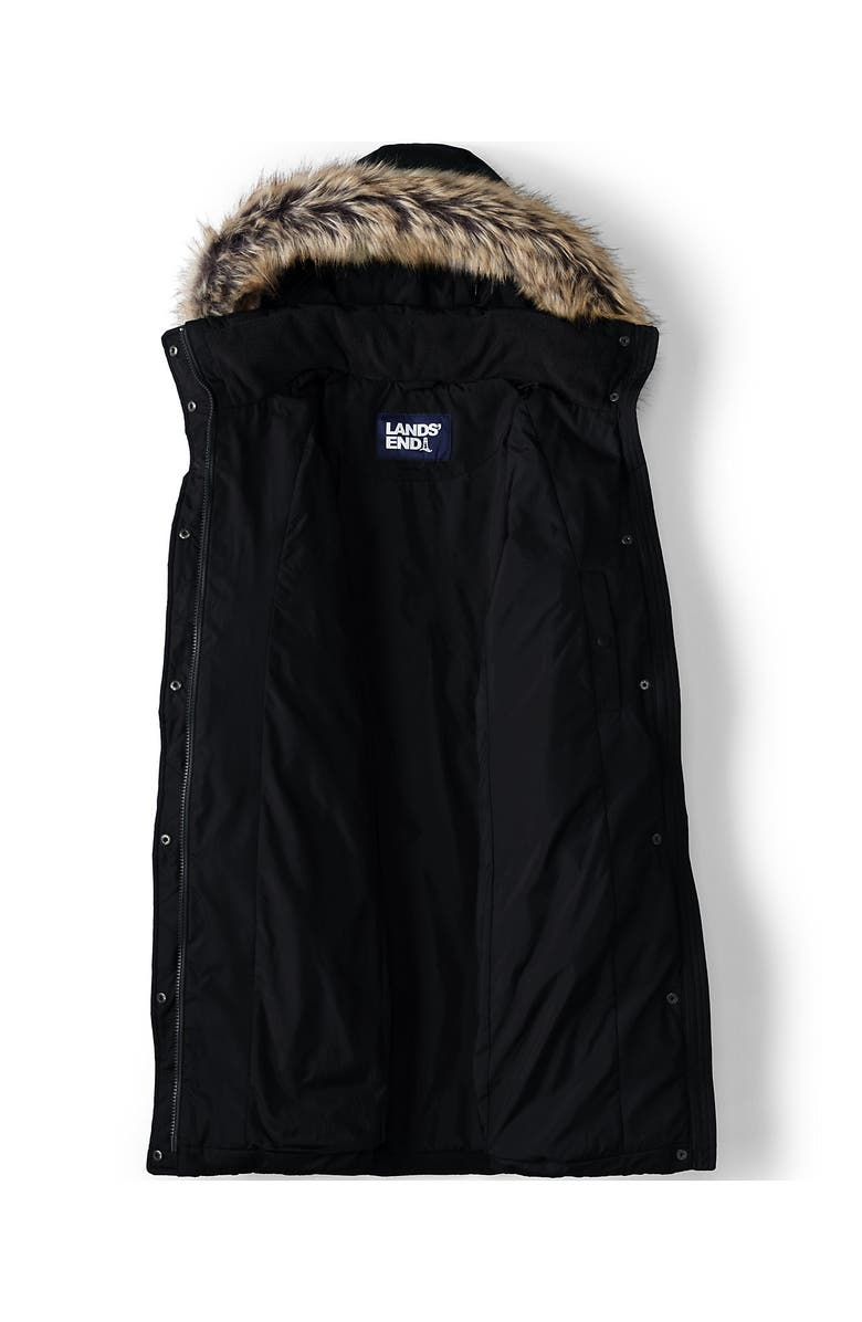 Lands' End Down Winter Coat, Alternate, color, Black