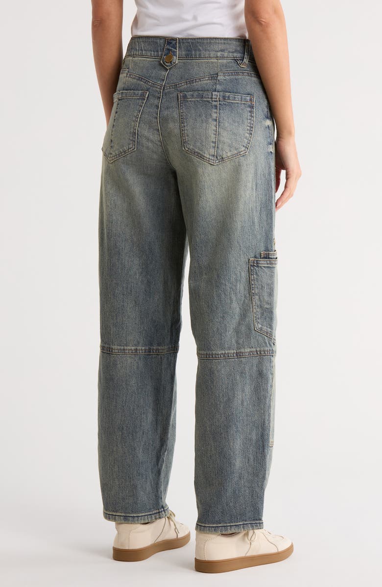 Democracy Crop Barrel Leg Jeans, Alternate, color, Mid Blue Artisanal