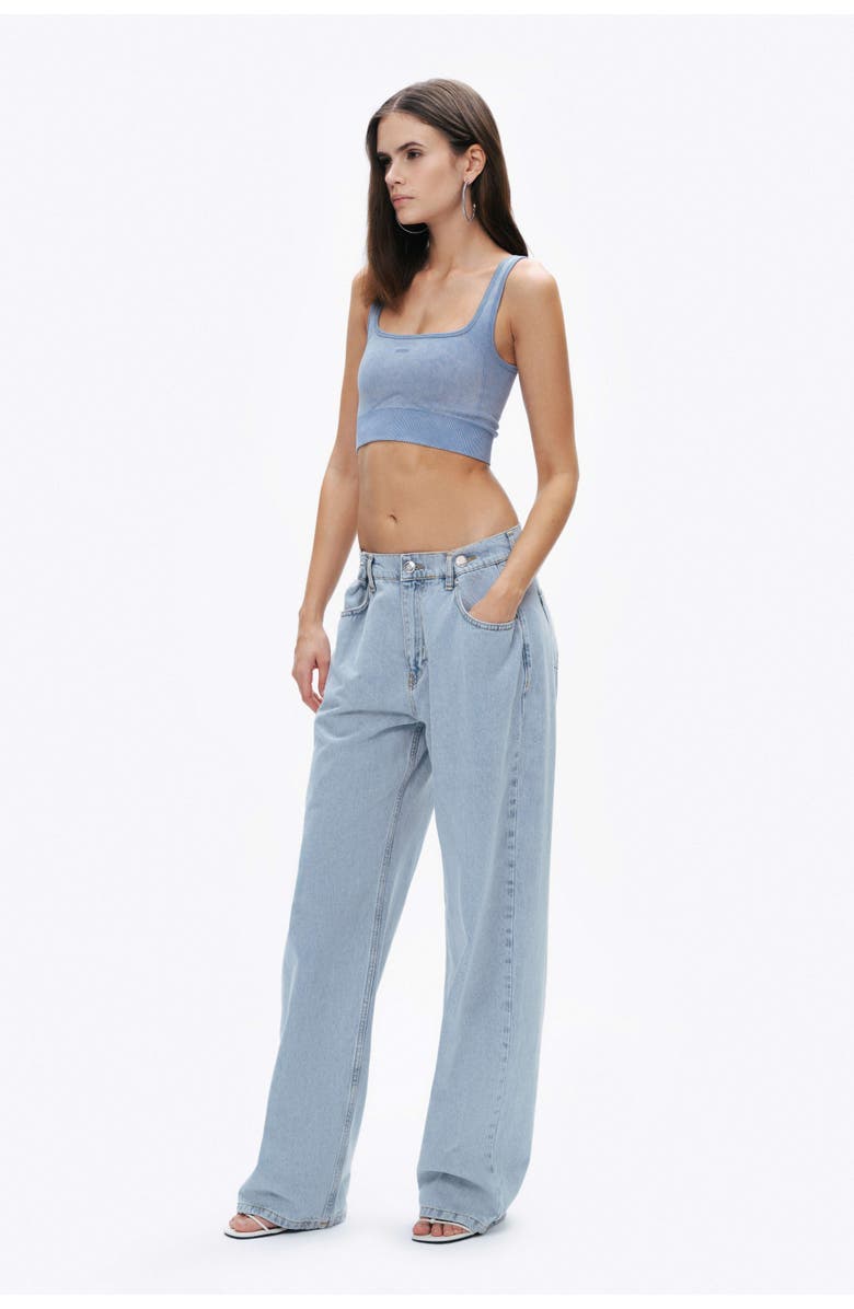 Nocturne Ribbed Crop Top, Alternate, color, 