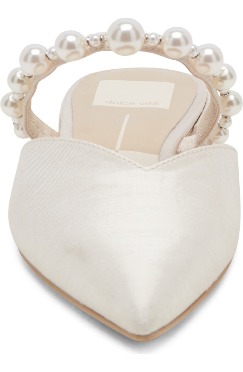 Dolce Vita Kanika Imitation Pearl Pointed Toe Mule, Alternate, color,