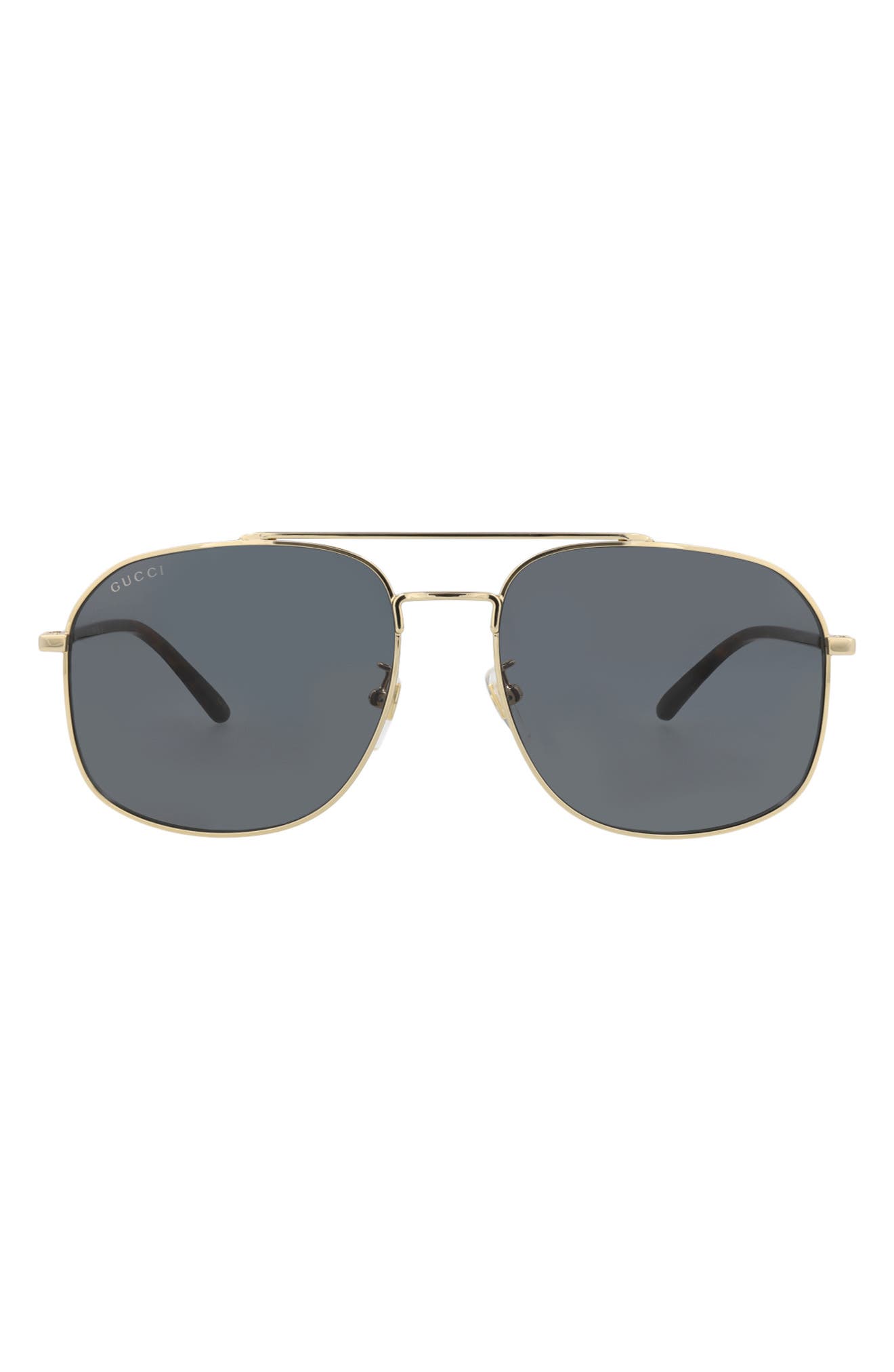 Gucci 59mm Aviator Sunglasses