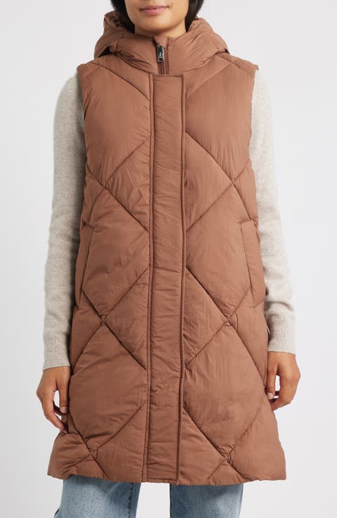 Quilted Hooded Puffer Vest