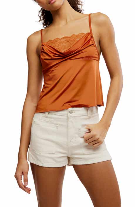 Free People Sophie Lace Trim Camisole