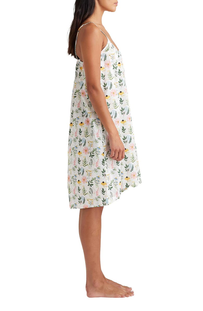 Papinelle Delphine Strappy Cotton Sateen Nightgown, Alternate, color, 
