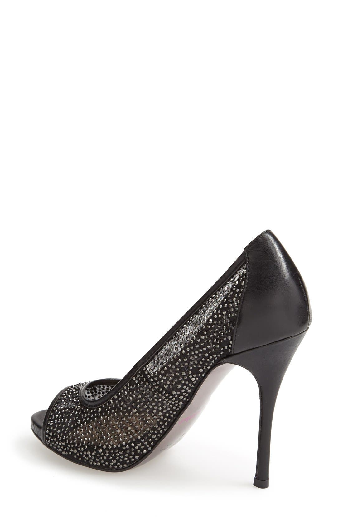 Kristin Cavallari 'Light' Peep Toe Mesh Pump, Alternate, color, 
